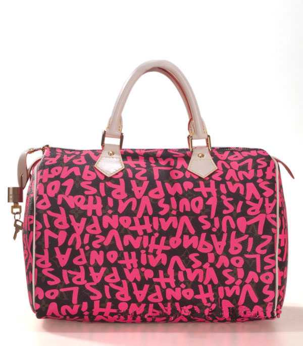 7A Replica Louis Vuitton Monagram Canvas Graffiti Speedy 30 M93704